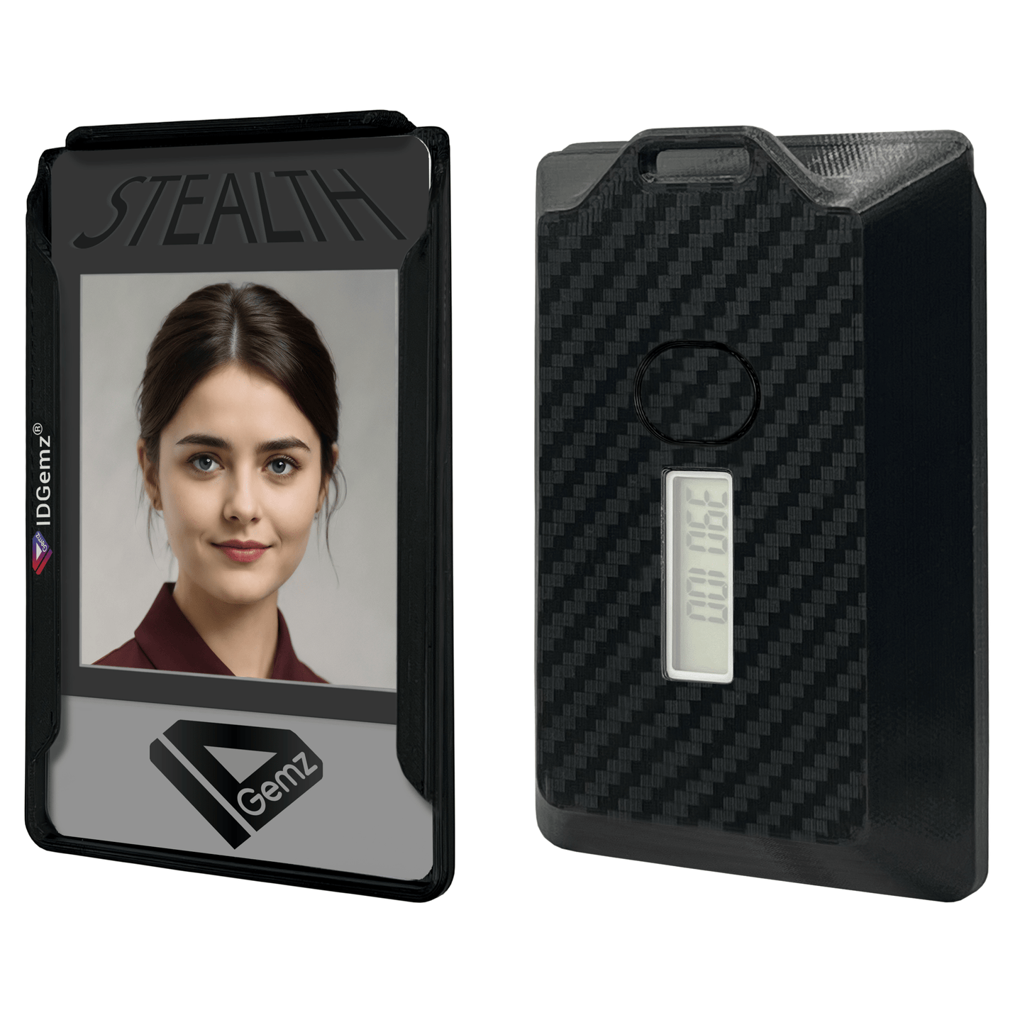 Badge Holder for Digipass GO - 7 Tokens - Stealth Black - Holds up to 3 Badges - IDGemz by NerdWidgets