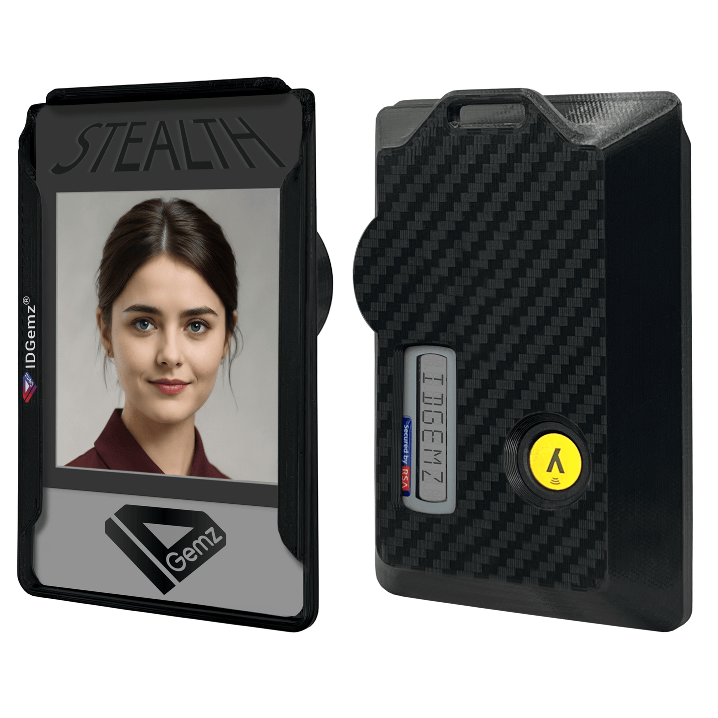 Badge Holder for Yubikey 5 NFC & RSA SecurID Tokens - IDGemz by NerdWidgets