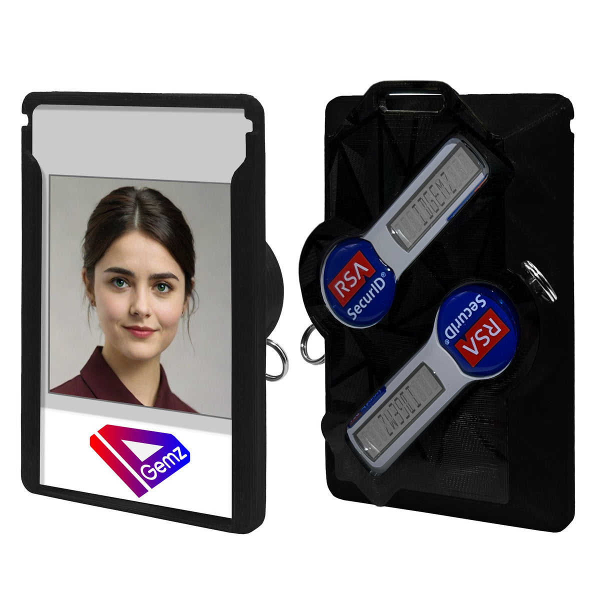RSA SecurID Token Holder (Ruby Red) - Flexible 3D Printed Organizer ...