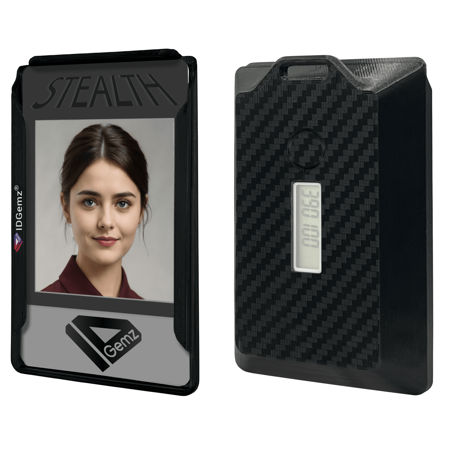 Badge Holder for Digipass GO - 6 Tokens - Stealth Black - Holds up to 3 Badges - IDGemz by NerdWidgets