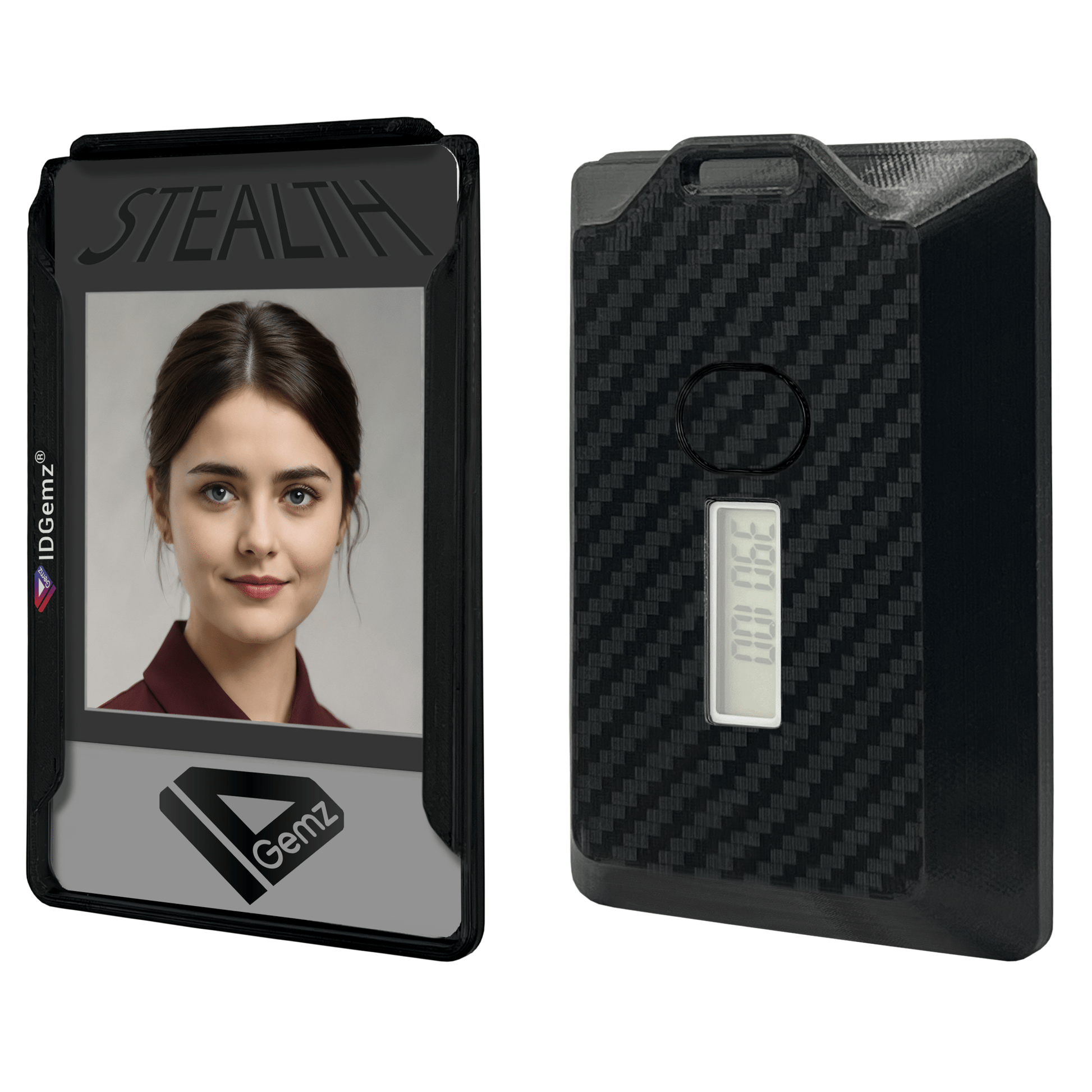 Badge Holder for Digipass GO - 7 Tokens - Stealth Black - Holds up to 3 Badges - IDGemz by NerdWidgets