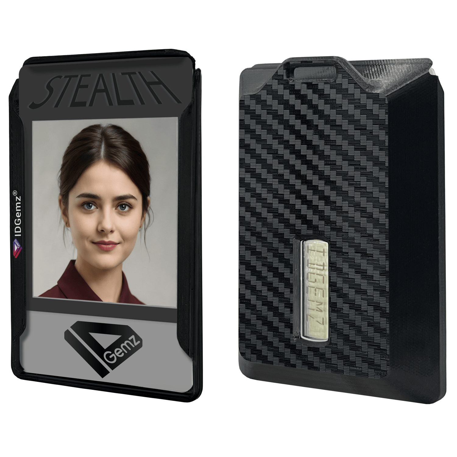 Stealth Badge Holder for 1, 2, or 3 RSA SecurID Tokens - Holds up to 4 Badges - IDGemz by NerdWidgets